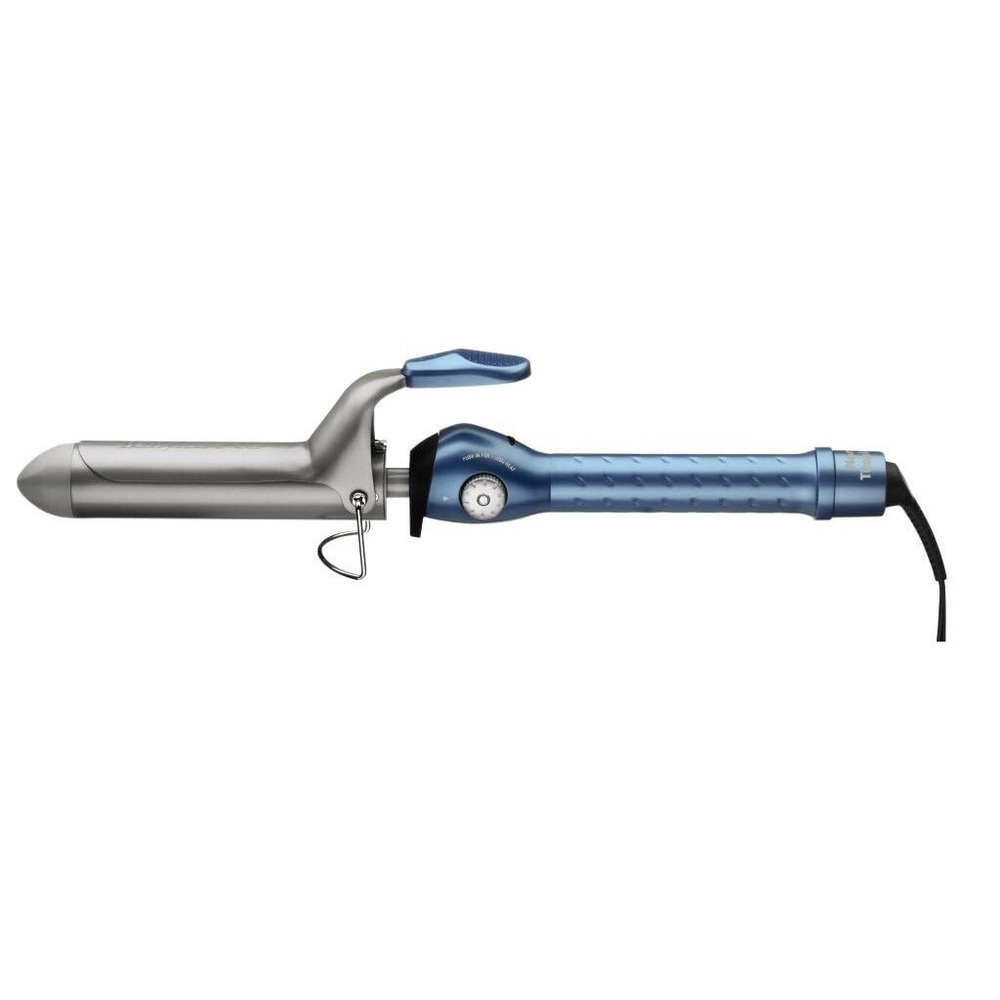 BaBylissPRO Nano Titanium 1" Spring Curling Iron BNT100S Blue - Picture 3 of 4